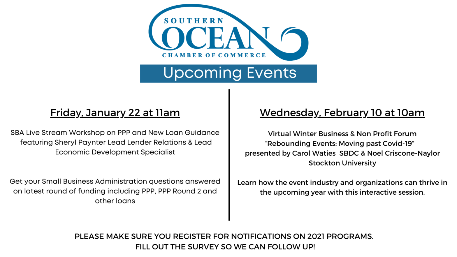 Save The Dates For Upcoming Chamber Events Southern Ocean County   2020 Chamber Accomplishment 3 1568x882 